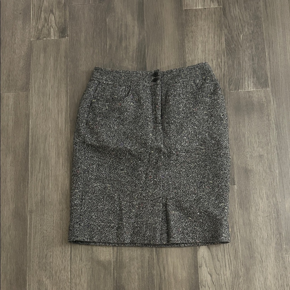 Talbots Charcoal Pencil Skirt